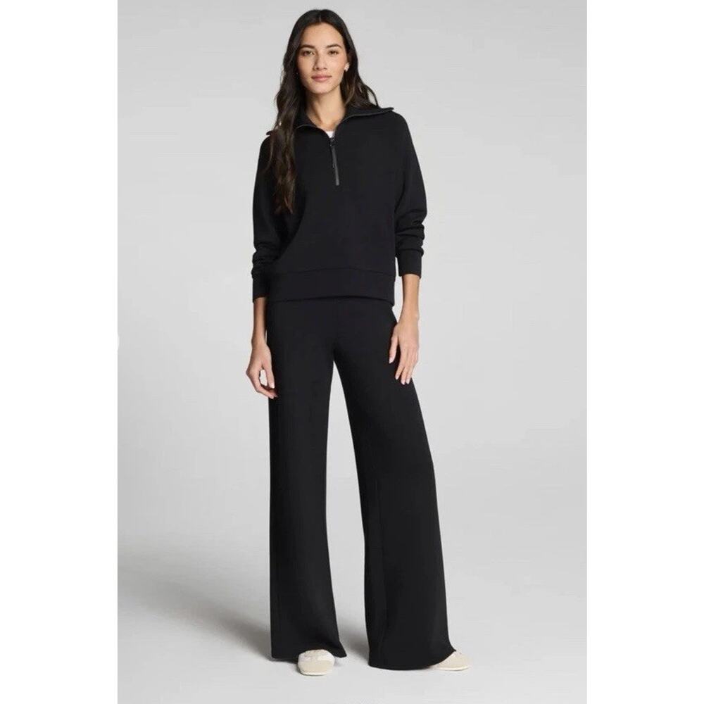 SPANX Black Wide-Leg Pants